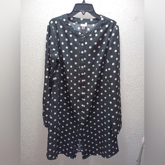 Merona Dresses & Skirts - Merona Women's Black and White Polka dot Dress Small
